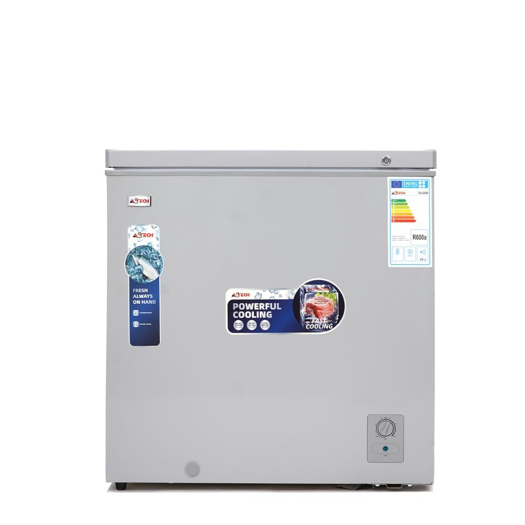 CONGELATEUR ASTECH HORIZONTAL 280L GRIS CH280S