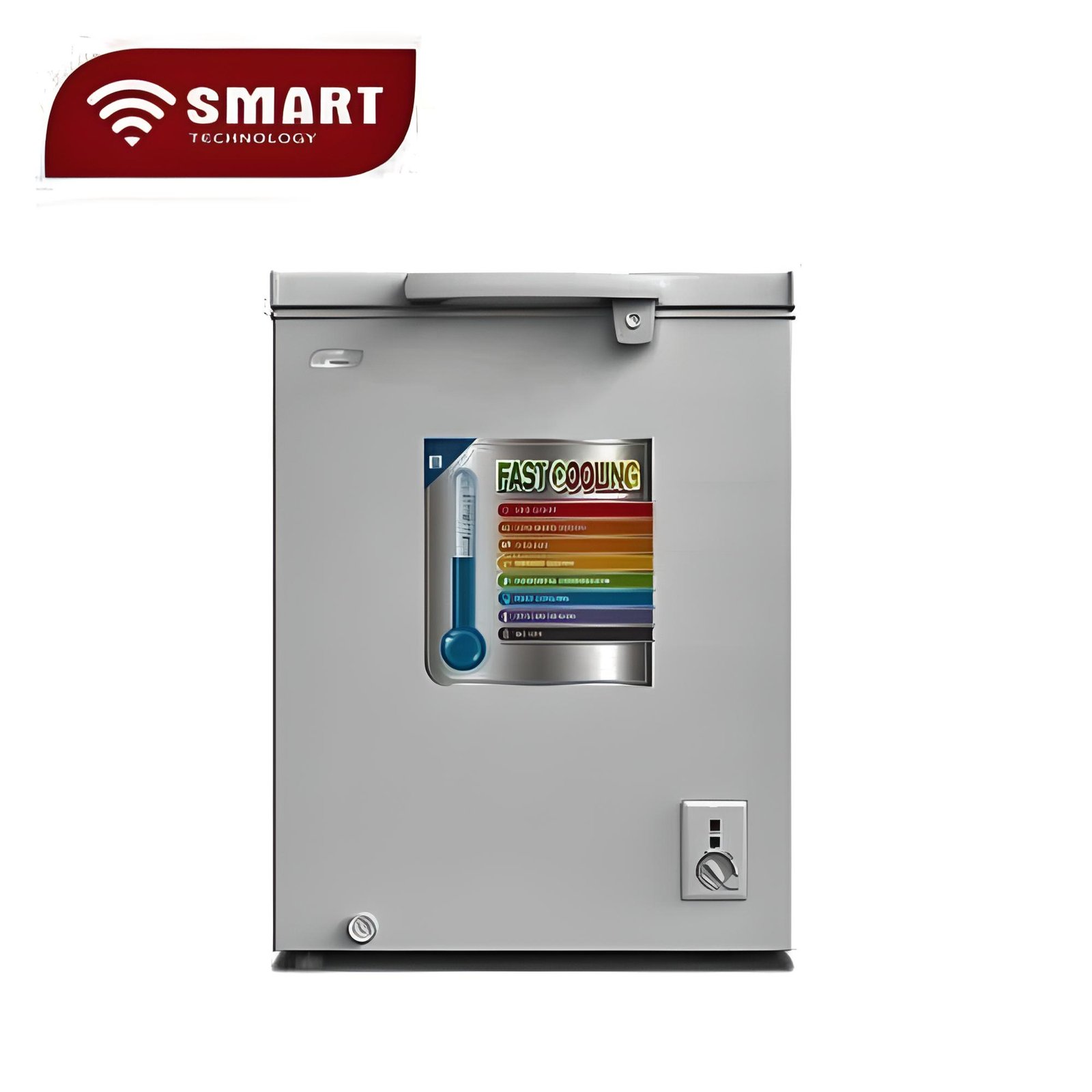 CONGELATEUR SMART TECHNOLOGY HORIZONTAL 215LITRES GRIS STCC215