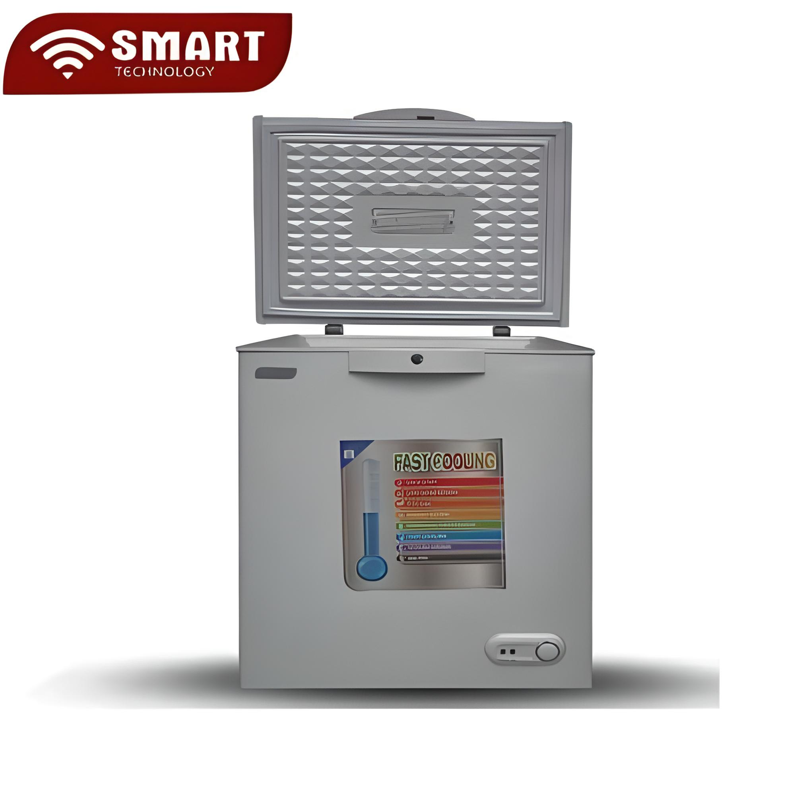 CONGELATEUR SMART TECHNOLOGY HORIZONTAL 230LITRES GRIS STCC230