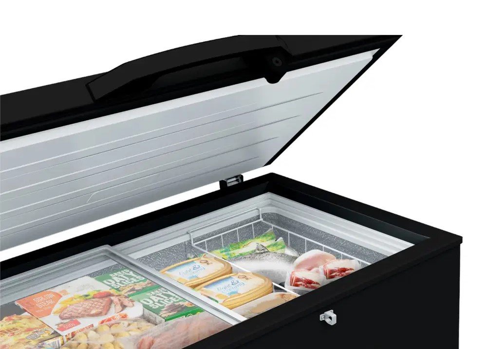 CONGELATEUR HISENSE HORIZONTAL 320LITRES VITRINE NOIR FC32DD4HA