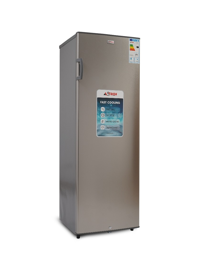 CONGELATEUR ASTECH VERTICAL 8TIROIRS 240LITRES PLAQUE ALUMINIUM GRIS PA240CD