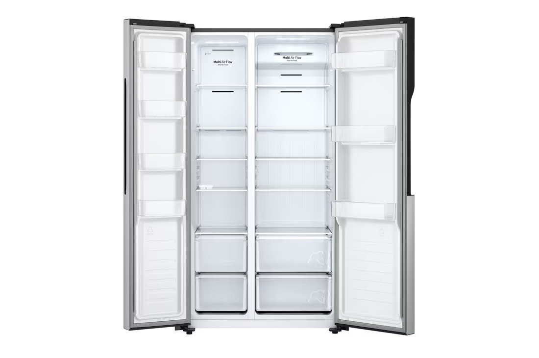 REFRIGERATEUR LG SIDE BY SIDE 2PORTES 519LITRES GRIS GCFB507PQAM