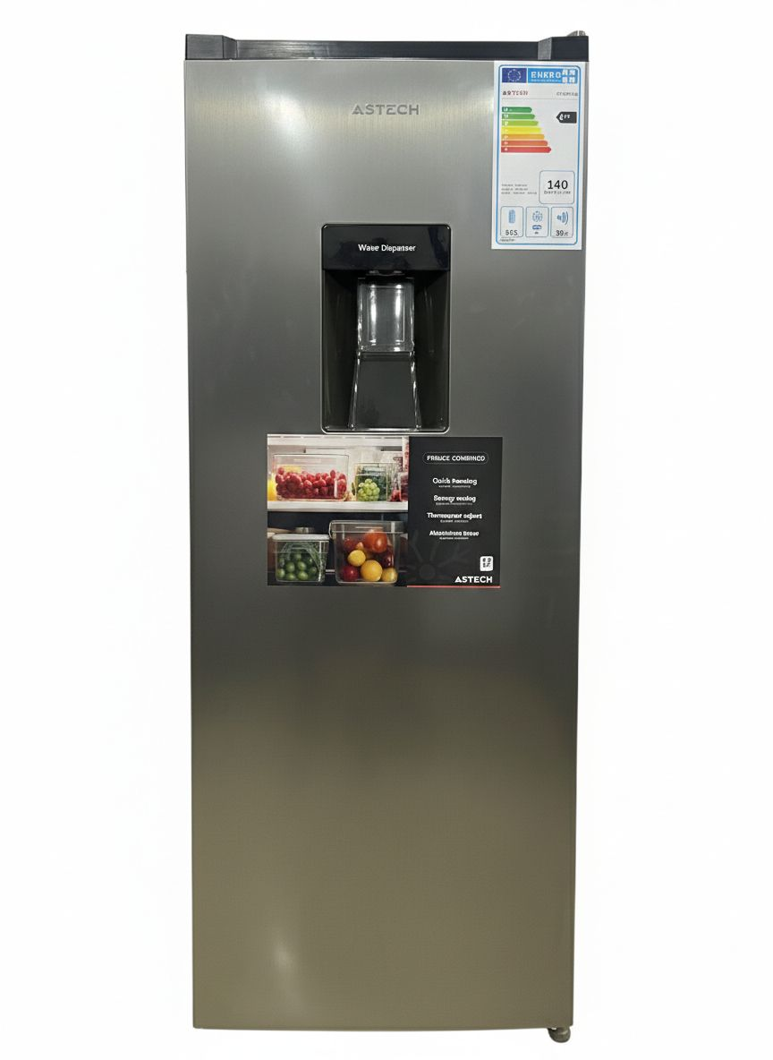 REFRIGERATEUR ASTECH 1PORTE AVEC FONTAINE GRIS FB223WDHA