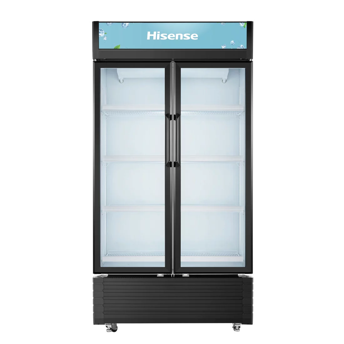 REFRIGERATEUR HISENSE VERTICAL 2PORTES VITRINE NOIR FL81WC