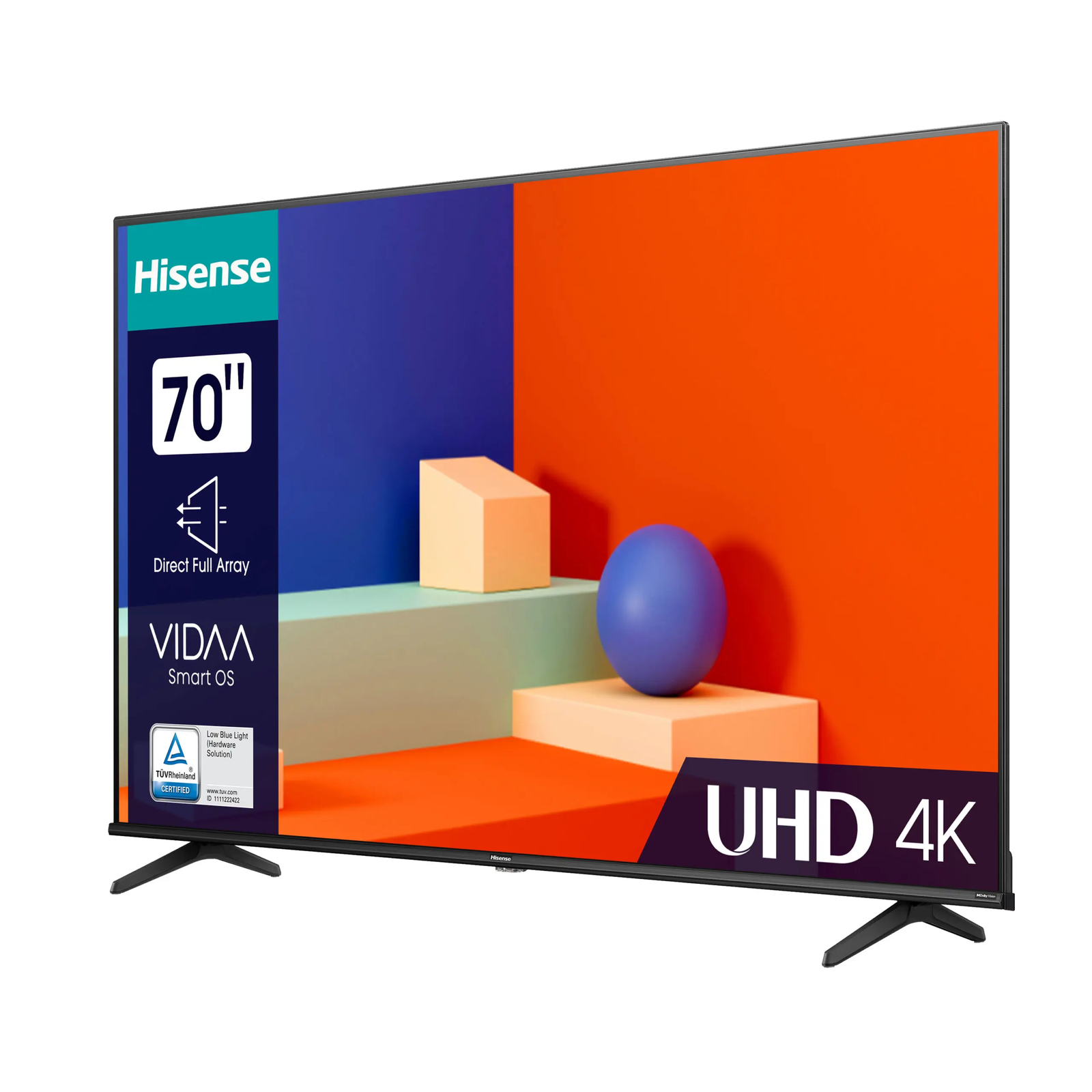 TELEVISEUR HISENSE 70'' LED SMART UHD 4K 70A6K