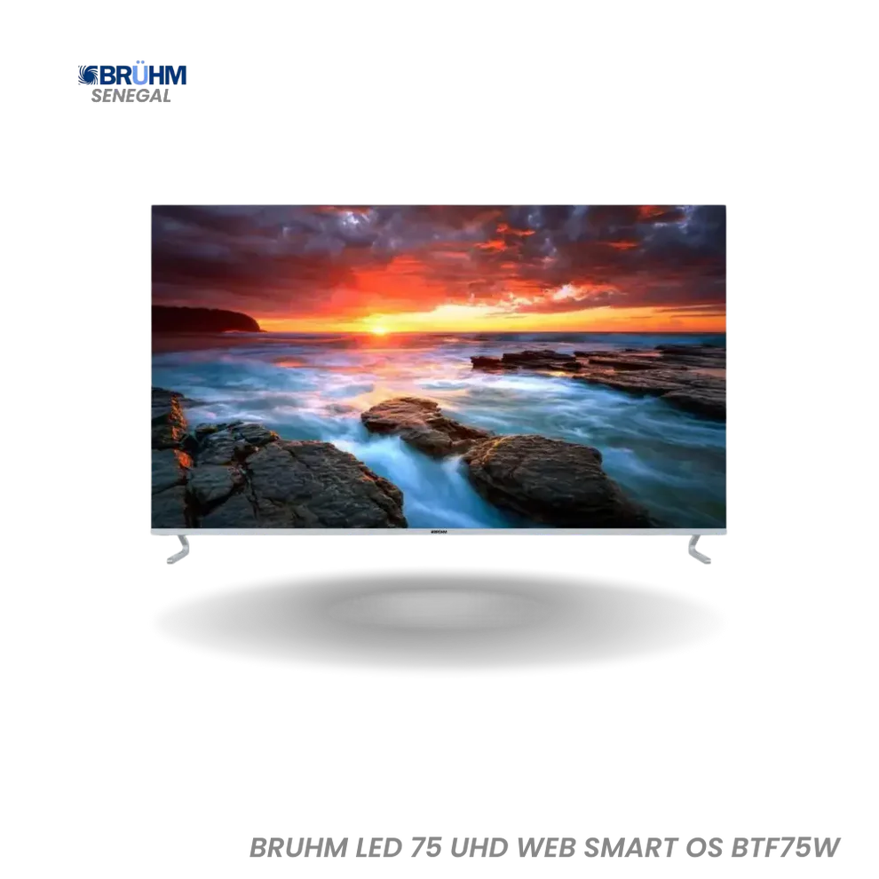 Téléviseur Bruhm smart 4k Led 75 pouces  UHD